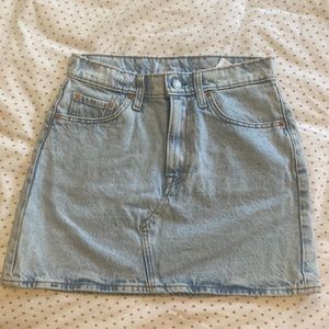 Levi denim skirt